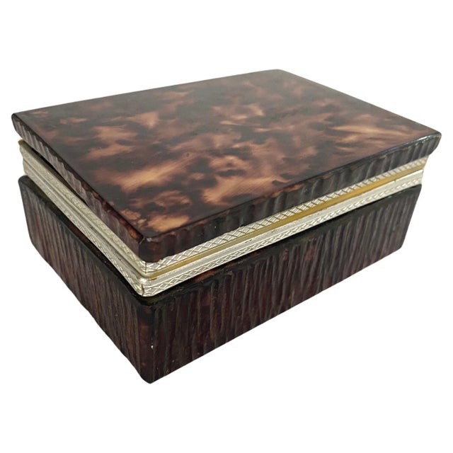Gemstone Onyx Jewelry Box in Brown Color, Italy, 1970s For Sale - Image 7 of 7