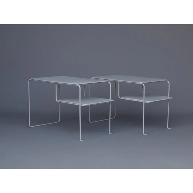 Beek Side Tables by Elmar Berkovich for 't Spectrum, 1956, Set of 2 For Sale - Image 11 of 12