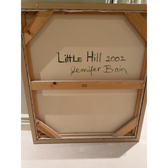 Textile Jennifer Bain "Little Hill" Original Abstract Painting For Sale - Image 7 of 7