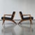 Mid-Century Modern Pair of Otto Gerdau Italian 1950s Lounge Chairs in New Black Leather For Sale - Image 3 of 18