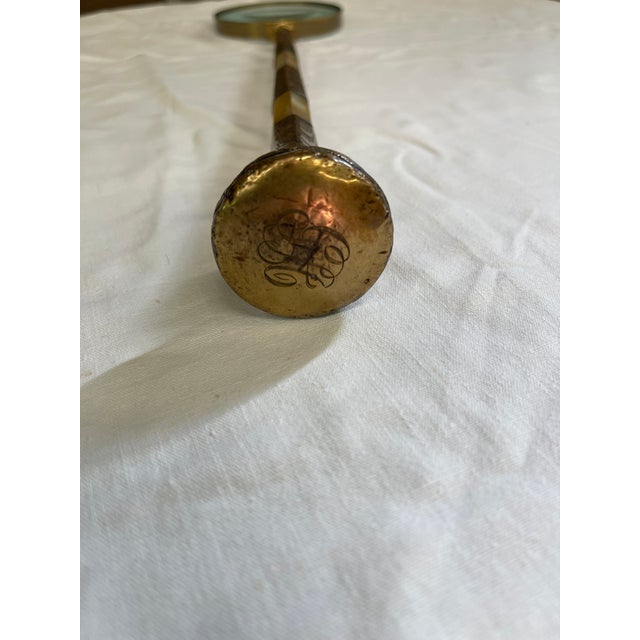 1900 - 1909 1900s Victorian Handheld Magnifying Glass For Sale - Image 5 of 5