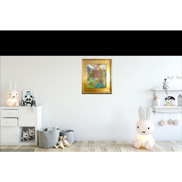 2020s "French Garden" - Plein Air Oil Painting For Sale - Image 5 of 6