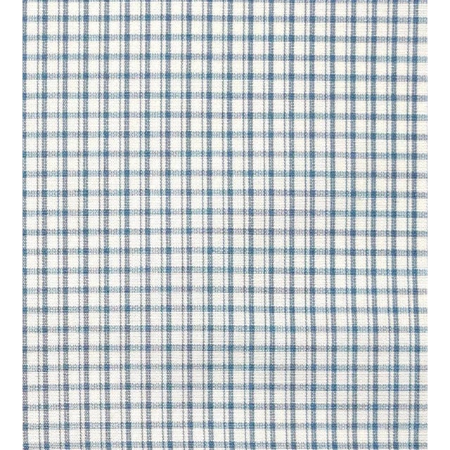 Sample - The House of Scalamandré Astor Check Fabric, Indigo For Sale