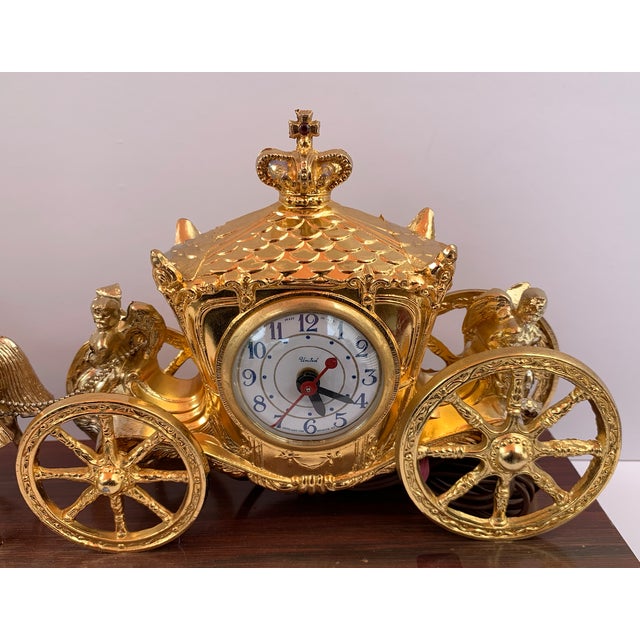 1940's United Clock Corp Model 640 Royal Horse and Carriage Electric