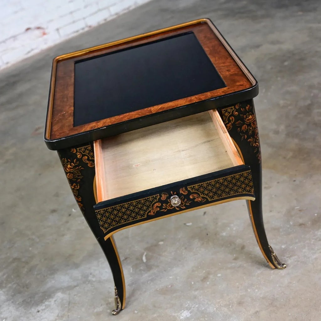 1982 Drexel Heritage Et Cetera Collection Chinoiserie Black