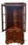 Wood Vintage Traditional American Style Mahogany Corner / Display Cabinet For Sale - Image 7 of 10