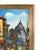 Vintage Italian Mid Century Street Scene Painting For Sale - Image 4 of 14