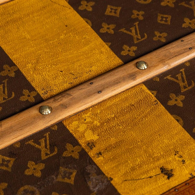 20th Century Courier Trunk in Monogram Canvas from Louis Vuitton, France, 1930 For Sale - Image 16 of 18