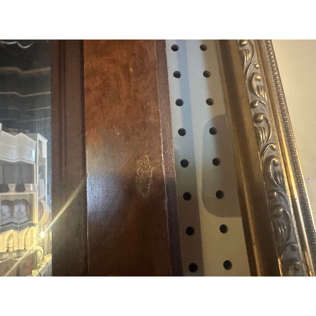 Early 21st Century Antique Fireplace Mantle Mirror For Sale - Image 5 of 7