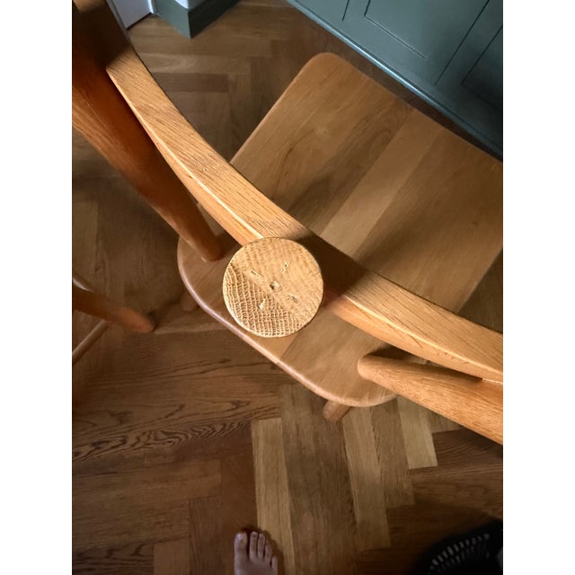 Wood One Mya Oak Wooden Dining Chair For Sale - Image 7 of 9