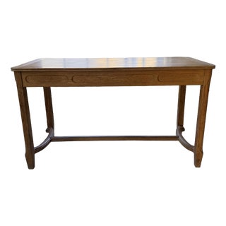 Antique Drapers Worktable in Oak, 1900 For Sale
