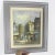 Vintage original oil painting signed by artist Caroline Burnett. Impressionist style of a European city scene, likely...