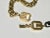 Vintage Givenchy Gold & Hematite Thick Chain Necklace For Sale In Providence - Image 6 of 6