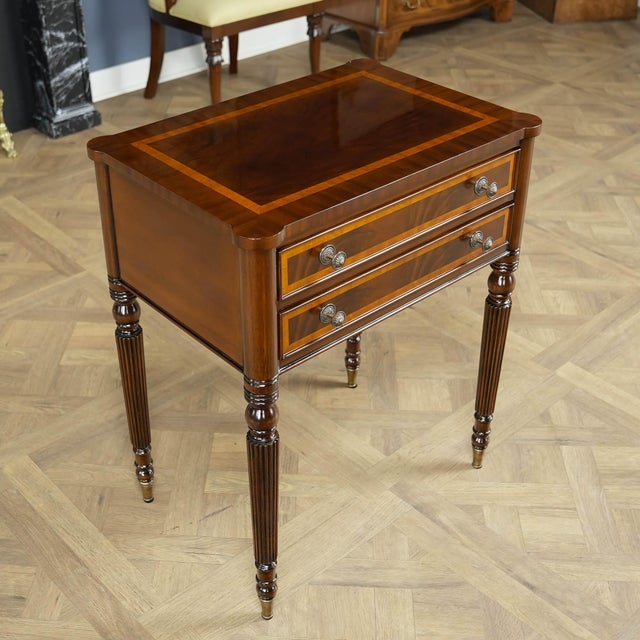 2020s Large Sheraton End Table For Sale - Image 5 of 12