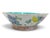 Incredibly sweet antique Chinese Nonya or Nyona porcelain rice bowl with irregular waving rim. White backdrop showing a...