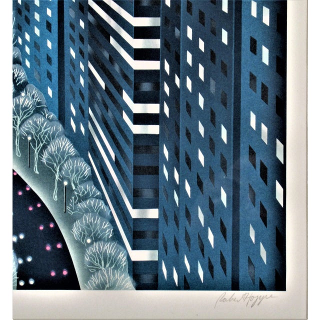 Late 20th Century Robert Hoppe, Rooftop Serenade, 1987 For Sale - Image 5 of 7
