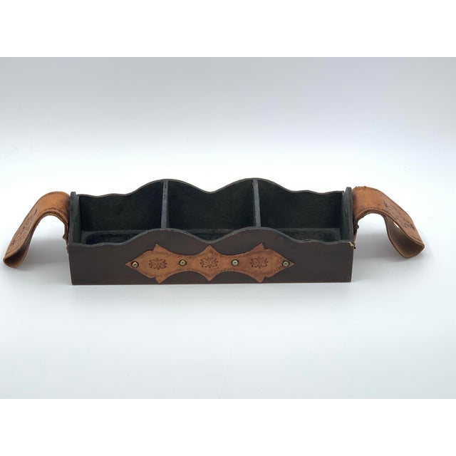 Mid-Century Modern 1960s Mid-Century Modern Emerald Empoli Green Decanter Set - 4 pcs For Sale - Image 3 of 11