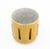 Modern Crackle Glazed Ceramic Cups, 6 For Sale In New York - Image 6 of 7