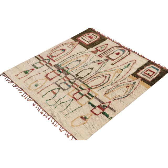 Rug & Kilim’s reverent ode to Moroccan rug design in 5x5, honoring traditional tribal aesthetics with unique modern...