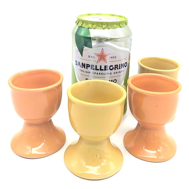 Ceramic 1970s Ceramic Egg Cups, Set of 4 For Sale - Image 7 of 11