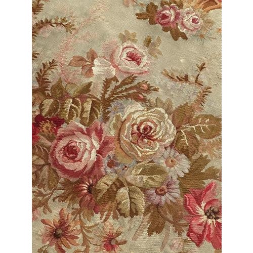 Tapestry Sofa Cover from Aubusson, 19th Century For Sale - Image 6 of 18