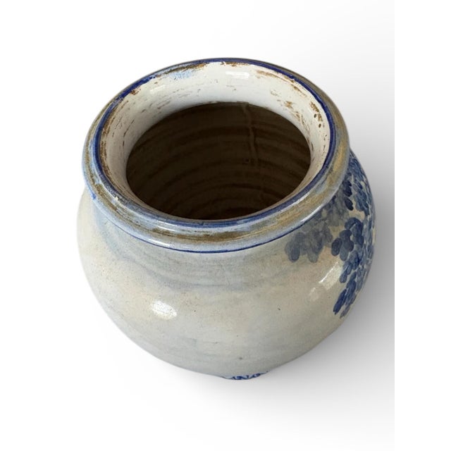 1920s Early 20th C Savona Italy Cobalt and White Faience For Sale - Image 5 of 6