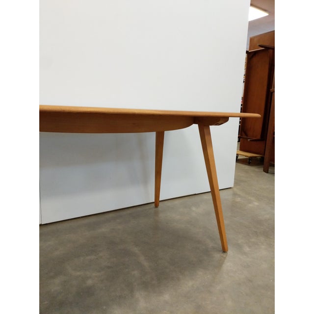 Vintage Ercol Plank Dining Table For Sale - Image 9 of 9