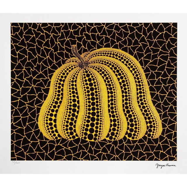 Yayoi Kusama "Pumpkin" Limited Edition Lithograph (After). Limited Edition Lithograph of 500 - Numbers signed in Pencil....