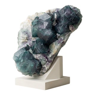 Monumental Bi-Face Fluorite Sculpture by Stillmantle For Sale