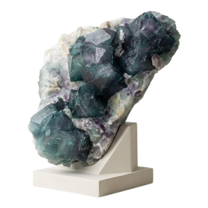 Monumental Bi-Face Fluorite Sculpture by Stillmantle