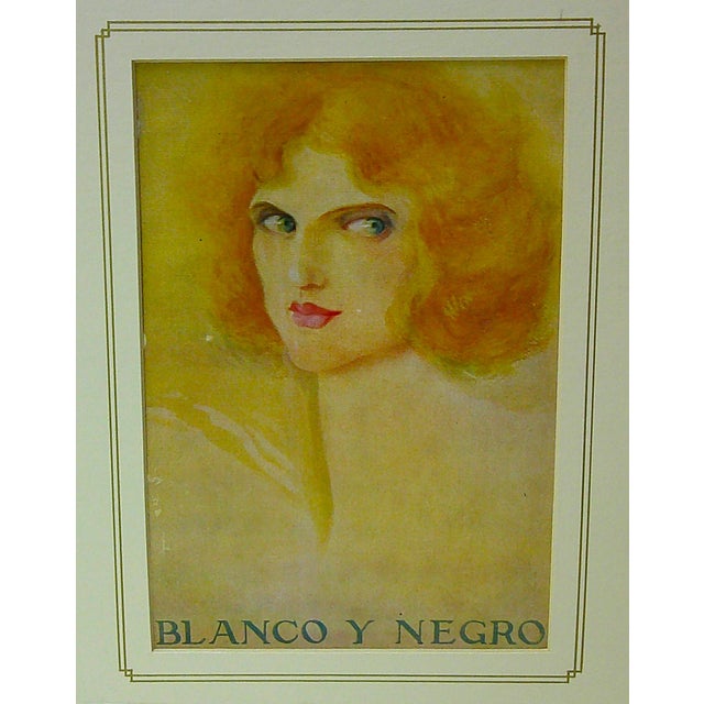 Art Deco Blanco Y Negro Original Magazine Art Deco Front Covers (2) For Sale - Image 3 of 3