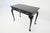 Kittinger Ebonized Mahogany & Burl Wood Writing Desk / Console | Newly Refinished For Sale In South Bend - Image 6 of 15