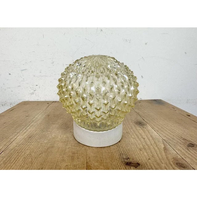1970s Vintage White Porcelain Wall Light, 1970s For Sale - Image 5 of 12