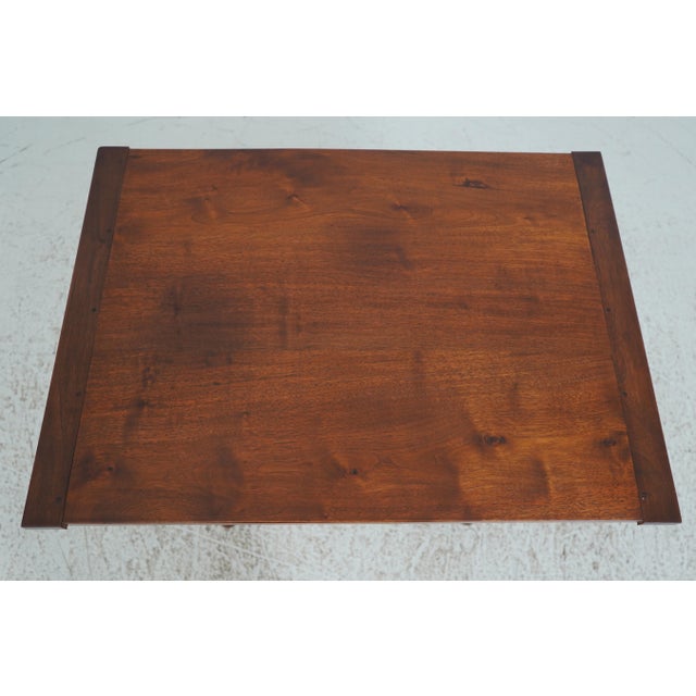 Traditional Bench Made Walnut Country Style Tavern Table For Sale - Image 3 of 12