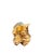 2020s Modern 24k Gold Porcelain Vase | Sculptural Luxury Statement Piece For Sale - Image 5 of 5