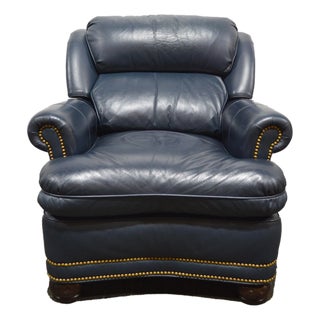Hancock & Moore Leather Lounge Chair For Sale