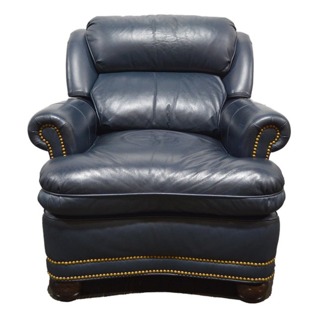 Hancock & Moore Leather Lounge Chair For Sale