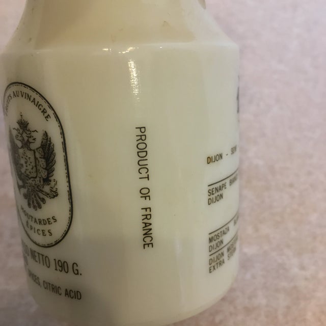 Ceramic Vintage Maille Mustard Crock For Sale - Image 7 of 13