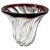 Belgian Sculpted Crystal Core Vase from Val Saint Lambert, 1950 For Sale - Image 6 of 7