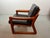 Mid-Century Teak Lounge Chairs with Black Leather Cushions attributed to Sven Ellekaer for Komfort, Denmark, 1970s, Set of 2 For Sale - Image 12 of 18