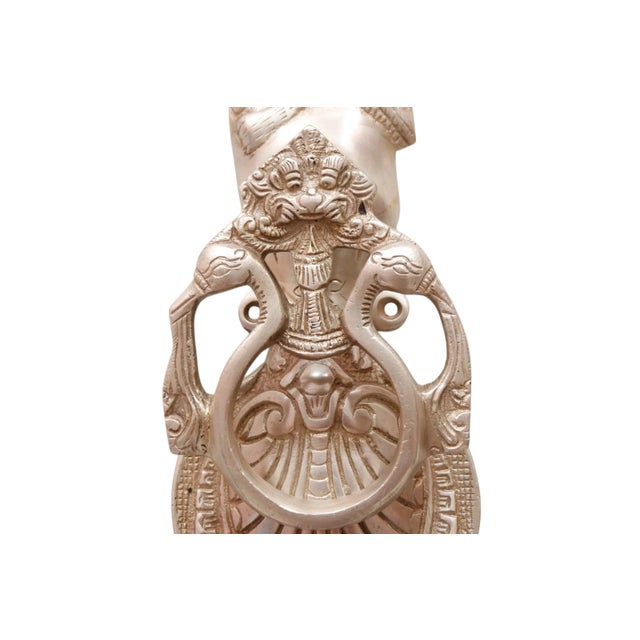 2020s House Finch Brass Door Knocker For Sale - Image 5 of 6