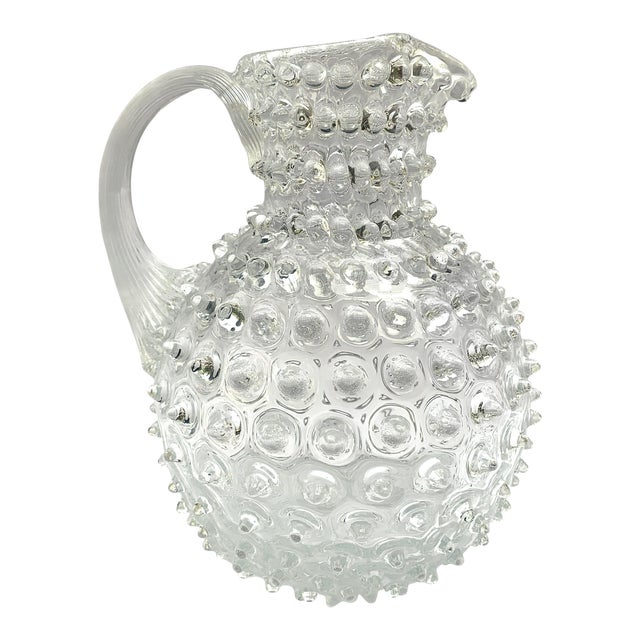 Vintage Hobnail Glass Pitcher Chairish