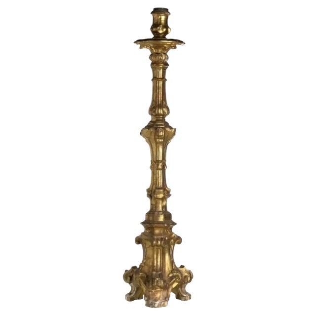 Italian Candleholder, 18th Century For Sale