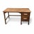 A characterful vintage oak school desk, crafted from solid wood and rich with authentic patina developed over decades of...