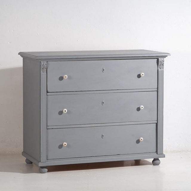 Gray Chest of Drawers, 1920s For Sale - Image 15 of 15