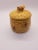 American Vintage Honeycomb Portuguese Pottery Jar, Numbered For Sale - Image 3 of 7