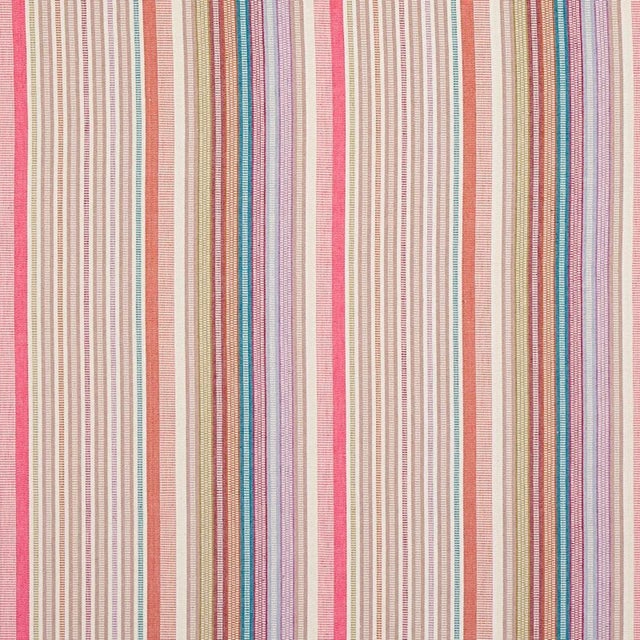Schumacher Schumacher X A Rum Fellow Ripple Stripe Fabric in Macaroon For Sale - Image 4 of 4