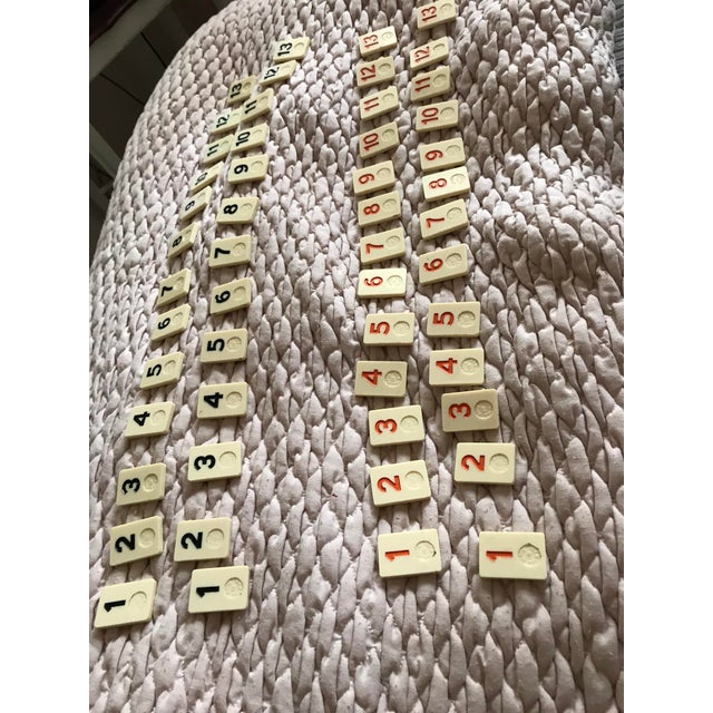 Vintage Rummy Rummikub Set in Faux Leather Case Chairish