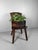 Mid-Century Modern Japanese Wooden Chair with Kamakura-Bori Carving, 1950 For Sale - Image 3 of 9