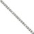 18k White Gold 7.00ct Round Diamond 4 Prongs Tennis Chain Matinee Necklace For Sale - Image 4 of 8